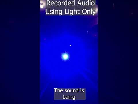 Engineer Demonstrates How Light Can Transmit Sound On A Microphone