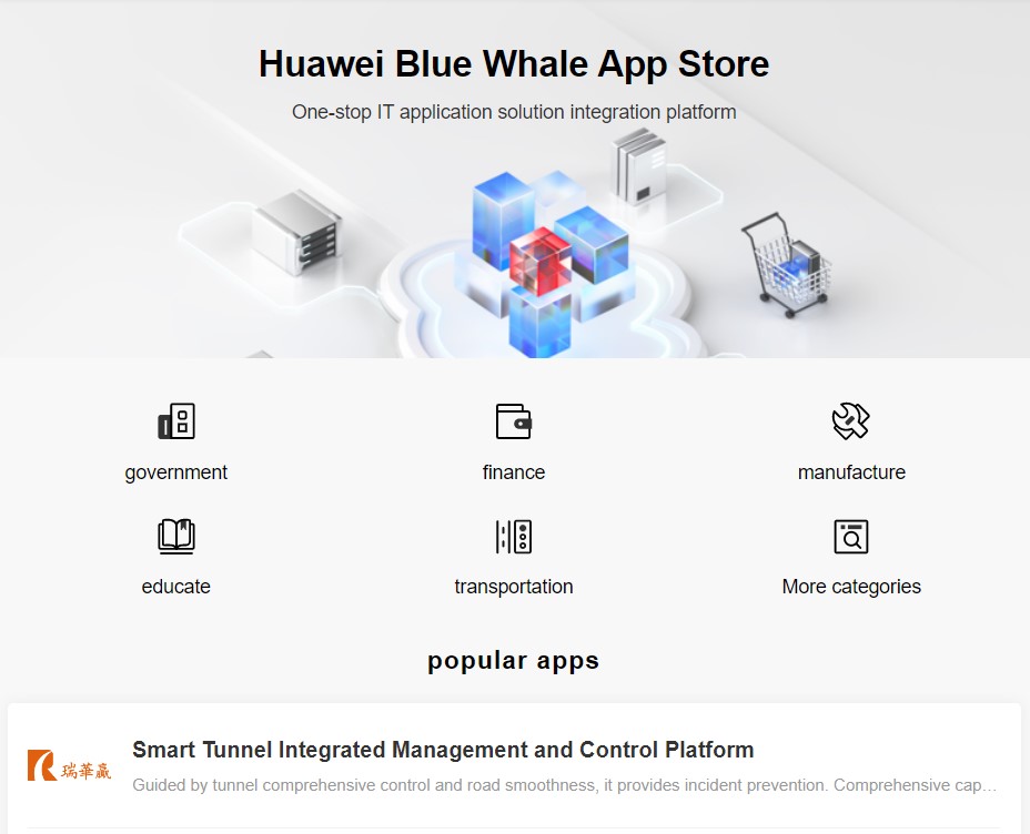Huawei Blue Whale App Store