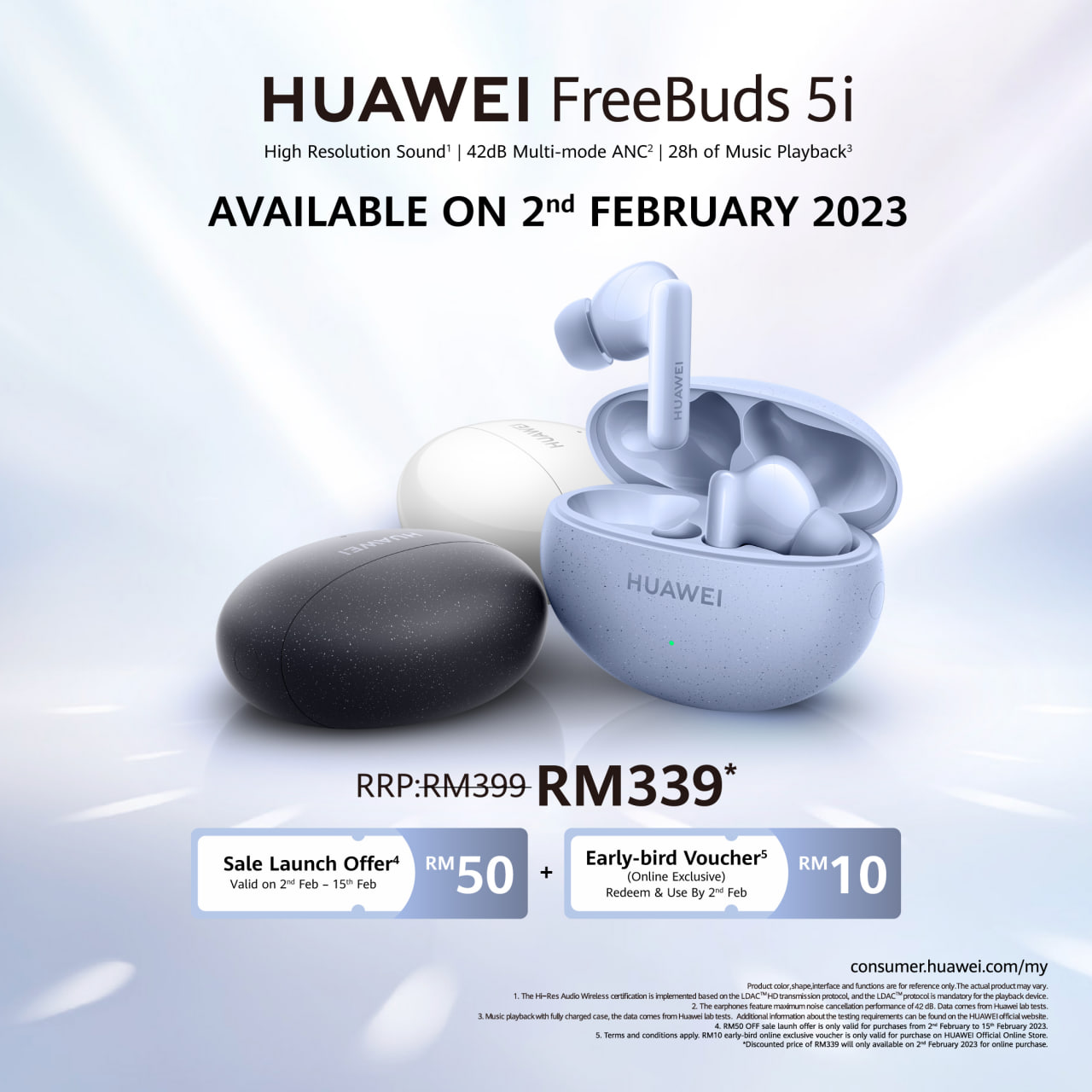 Huawei FreeBuds 5i Malaysia