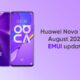 huawei nova 7 august 2022 update