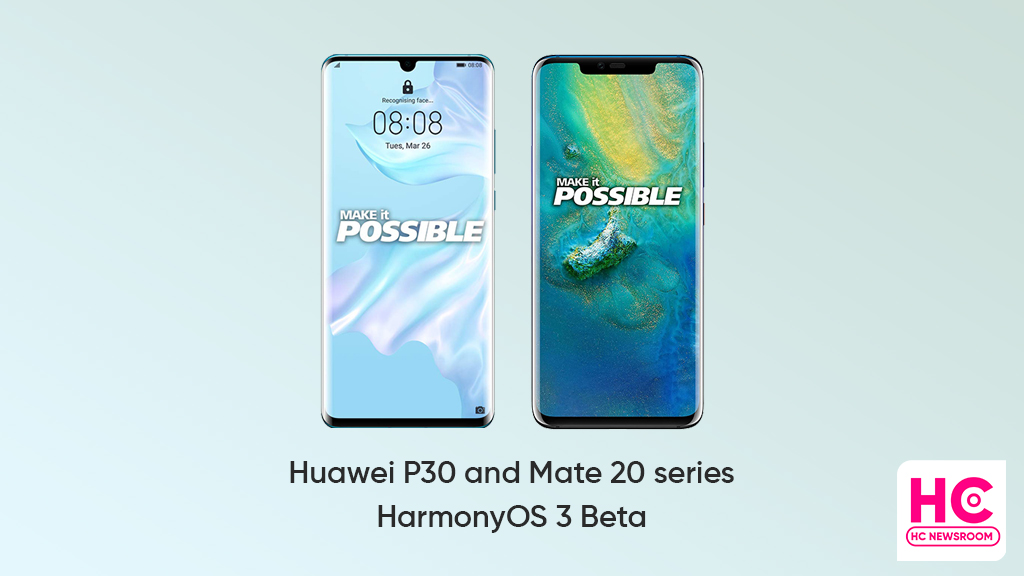 huawei p30 mate 20 harmonyos 3