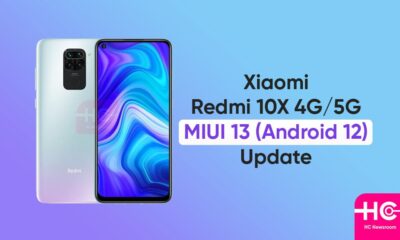 Redmi 10X 4G 5G MIUI 13 update